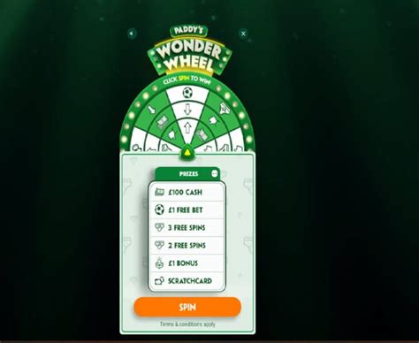 paddy power daily spin|paddy power spin the wheel.